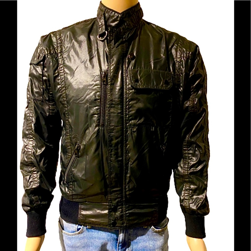 STYLEAUTO VINTAGE80'S LEATHERBOMBER JACKET PIONEER